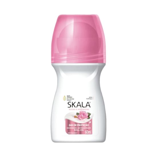 Imagem de Desodorante roll-on skala rosas e amêndoas 60ml