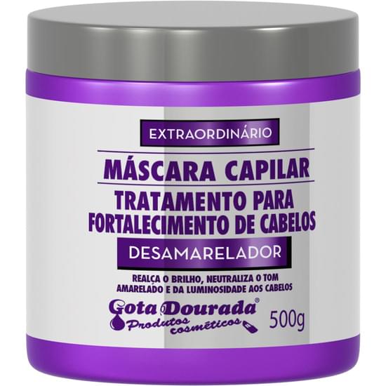 Imagem de Máscara para tratamento gota dourada desamarelador 500g