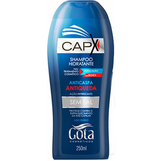 Imagem de Shampoo anticaspa gota dourada capx azul antiqueda 250ml