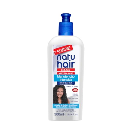 Imagem de Manutenção intensiva natu hair queratina hidratação prolongada 300ml