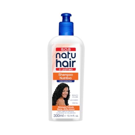 Imagem de Shampoo natu hair s.o.s nutritivo 300ml