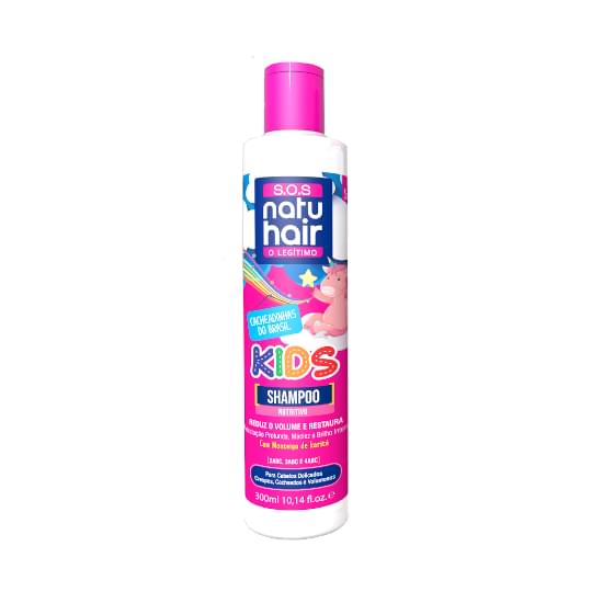 Imagem de Shampoo infantil natu hair kids s.o.s nutritivo 300ml