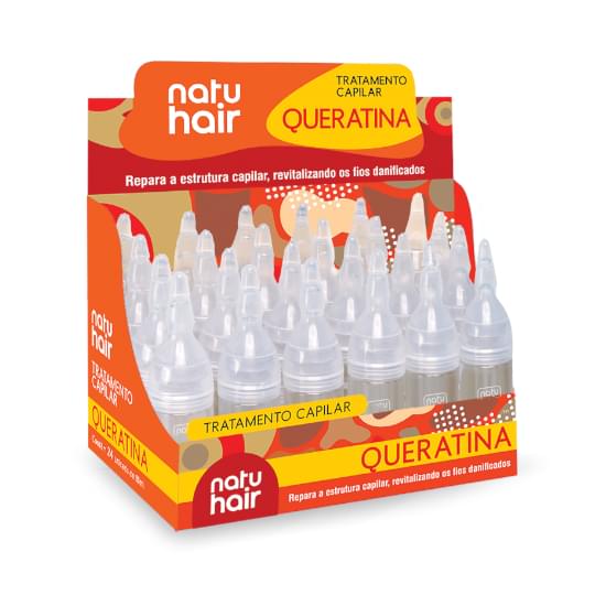 Imagem de Ampola natu hair queratina 10ml