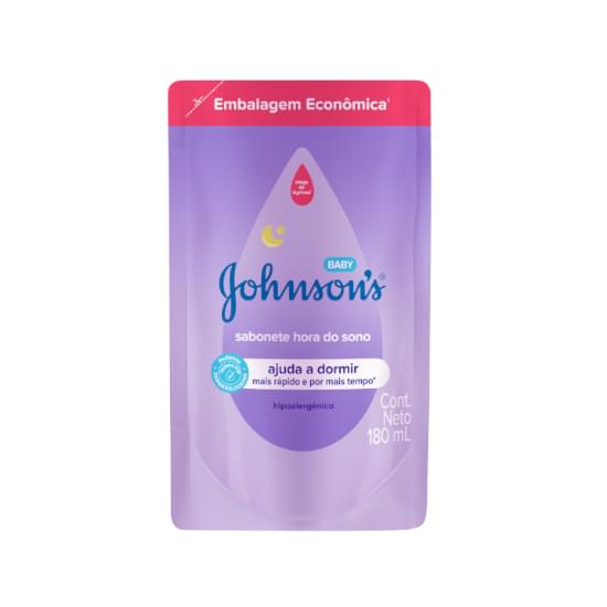 Imagem de Sabonete líquido infantil johnsons baby hora do sono refil 180ml