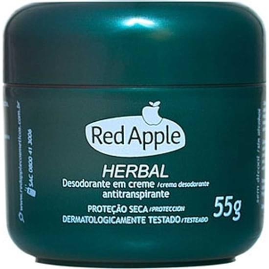 Imagem de Desedorante em creme masculino red apple herbal tradicional 55g