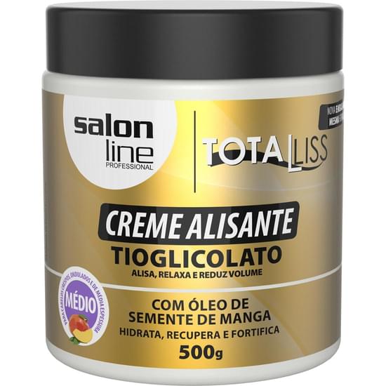 Imagem de Alisante salon line total liss médio com óleo de semente de manga 500g