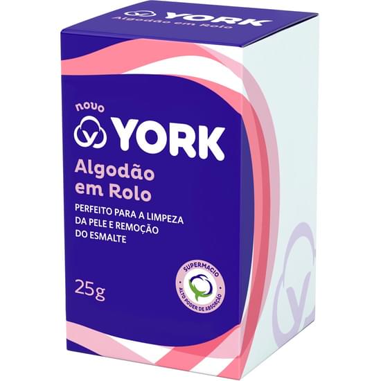 Imagem de Algodão hidrófilo york caixa 25g