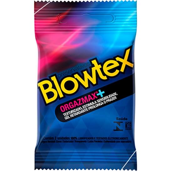 Imagem de Preservativo blowtex orgazmax | com 3 unidades