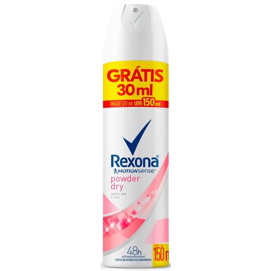 Imagem de Desodorante aerosol feminino rexona powder 90g | 20% de desconto