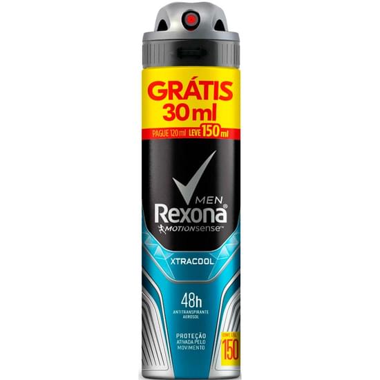 Imagem de Desodorante aerosol masculino rexona xtracool 90g | 20% de desconto