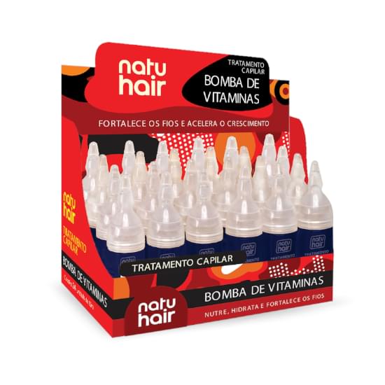 Imagem de Ampola natu hair bomba de vitaminas 10ml