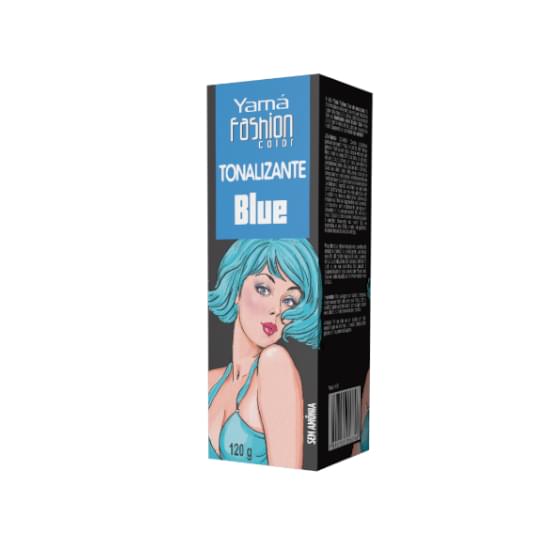 Imagem de Tonalizante yamá fashion color azul 120g