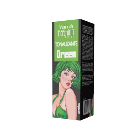 Imagem de Tonalizante yamá fashion color verde 120g