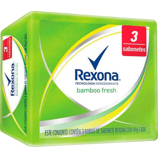 Imagem de Sabonete em barra rexona bamboo fresh pack 84g | com 3 unidades