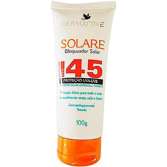 Imagem de Protetor solar dermattive corpo e rosto fps 45 100g