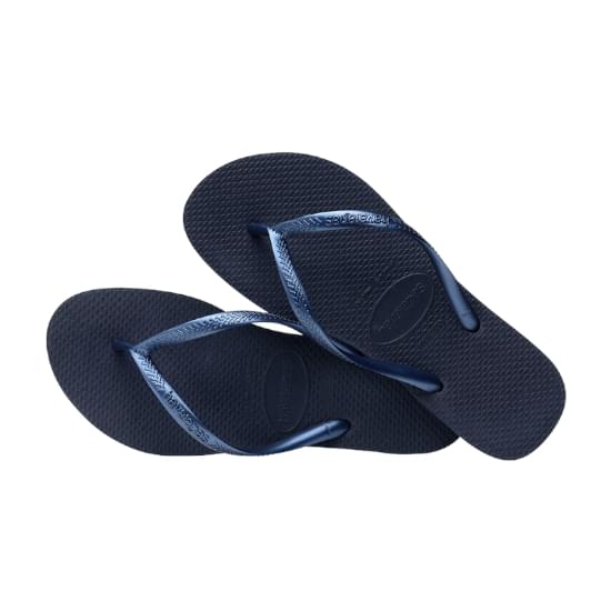 Imagem de Sandália havaianas feminina slim azul marinho 37/38