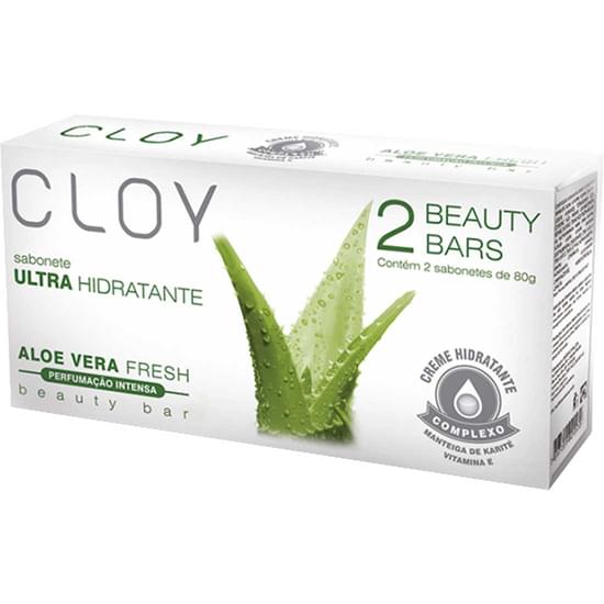 Imagem de Sabonete em barra cloy aloe vera 80g | com 2 unidades