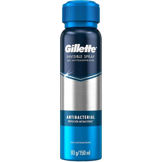 Imagem de Desodorante aerosol masculino gillette antibacterial 93g