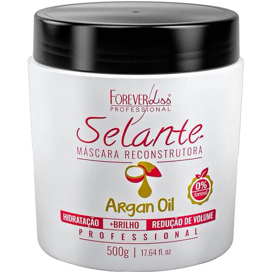 Imagem de Máscara reconstrutora forever liss selante térmico óleo de argan 500g