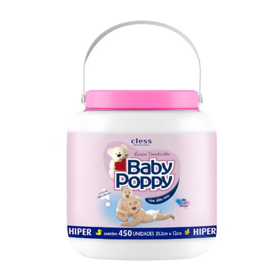 Imagem de Lenço umedecido baby popy hiper rosa | com 450 unidades