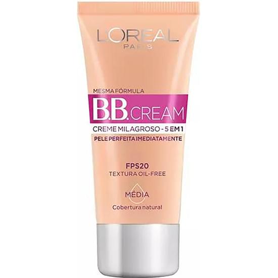 Imagem de Bb cream loréal média fps 20 30ml