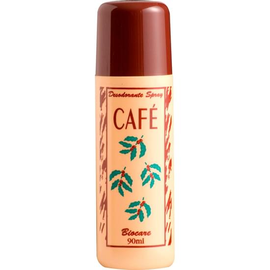 Imagem de Desodorante spray feminino biocare café 90ml