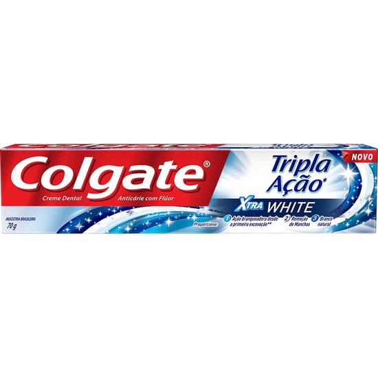 Imagem de Creme dental colgate tripla ação xtra white 70g