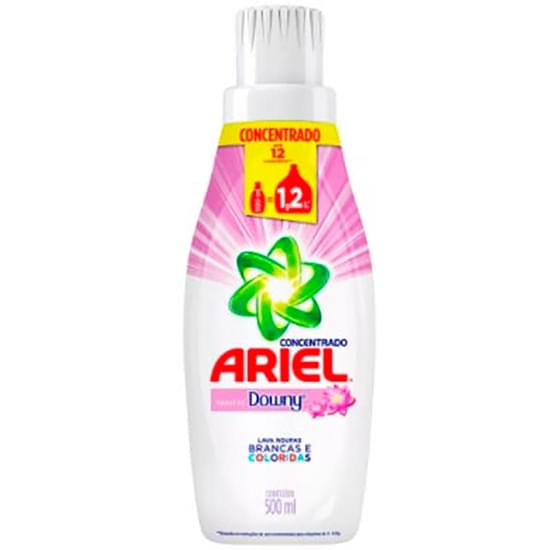 Imagem de Lava roupas líquido concentrado ariel toque de downy 500ml