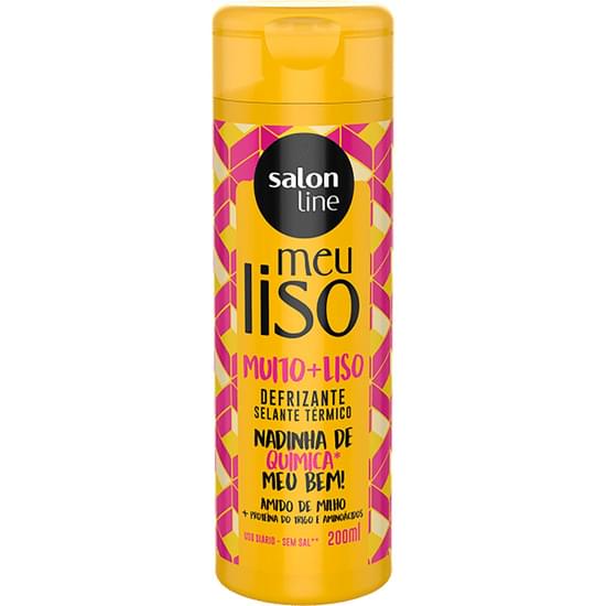 Imagem de Defrizante protetor térmico meu liso muito + liso salon line 200ml