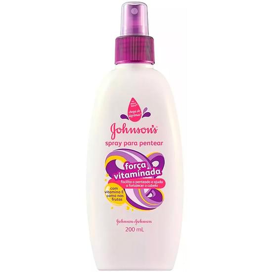 Imagem de Spray para pentear infantil johnsons baby força vitaminada 200ml