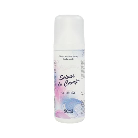 Imagem de Desodorante spray feminino seiva do campo algodão 90ml