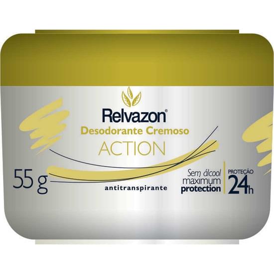 Imagem de Desodorante em creme unisex relvazon action 55g