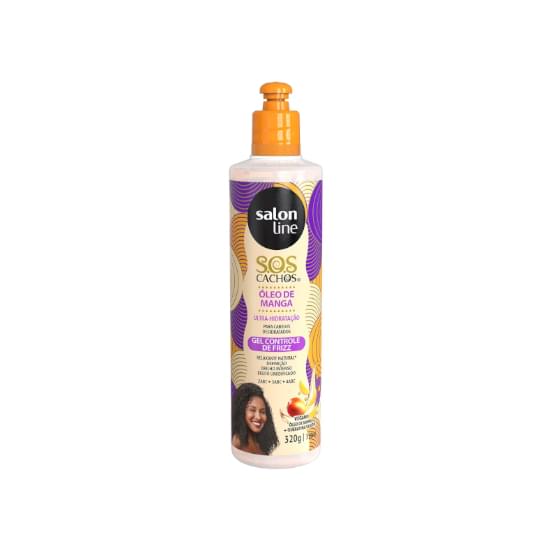 Imagem de Gel controle de frizz sos cachos óleo de manga salon line 300ml