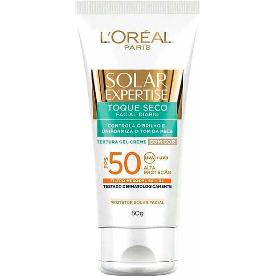 Imagem de Protetor solar facial expertise loreal fps 50 toque seco 50g