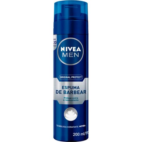 Imagem de Espuma para barbear nivea men hidratante 193g