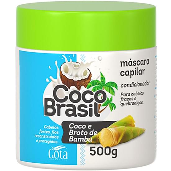 Imagem de Máscara para hidratação coco brasil coco e broto bambu 500g