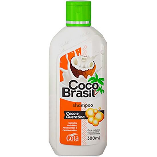 Imagem de Shampoo coco brasil coco e queratina 300ml