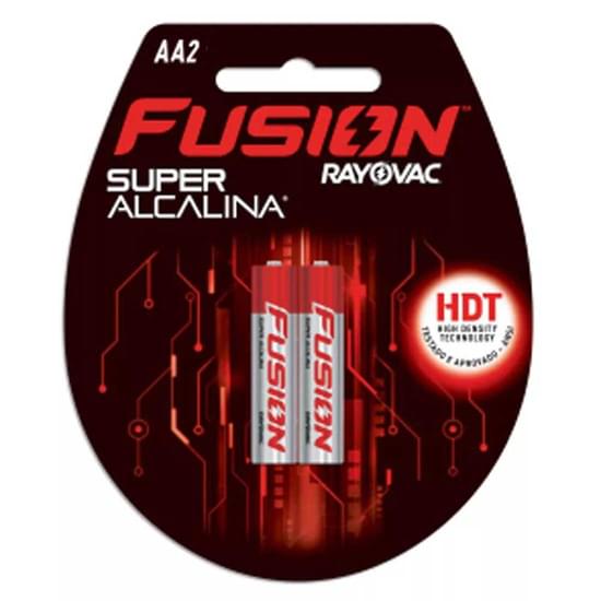 Imagem de Pilha rayovac alcalina fusion aa pequena | com 2 unidades