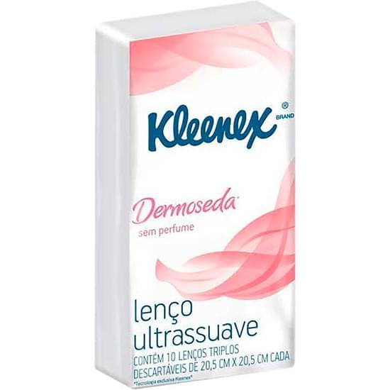 Imagem de Lenço de papel kleenex de bolso suave pacote | com 4 unidades 10 folhas