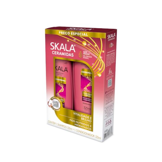 Imagem de Kit skala ceramidas plus shampoo 325ml e condicionador 325ml