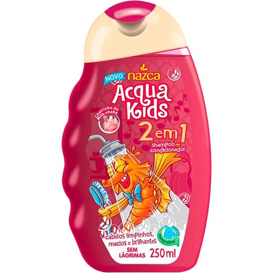 Imagem de Acqua kids 2em1 milk shake shampoo 250ml