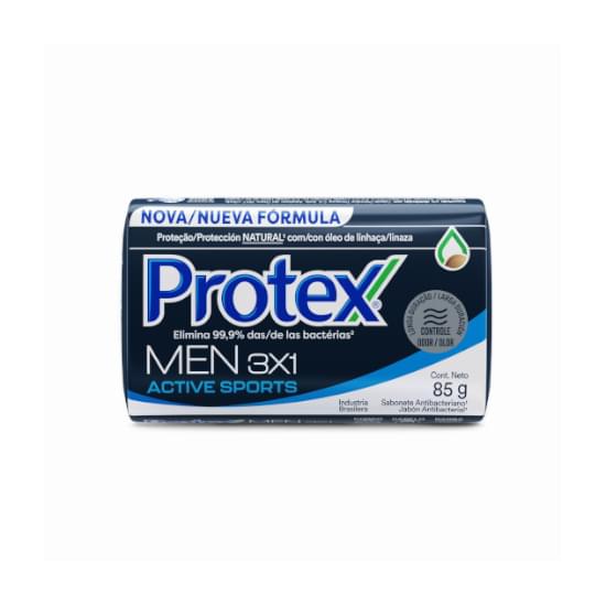 Imagem de Sabonete masculino em barra antibacteriano protex men sport 85g