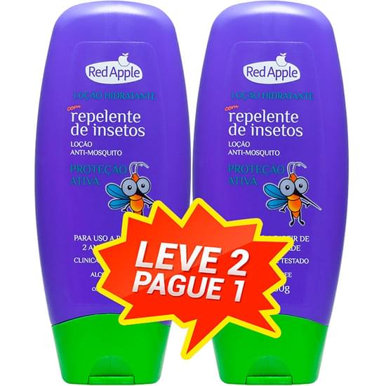 Imagem de Repelente infantil red apple loção 180g leve 2 pague 1 unidades