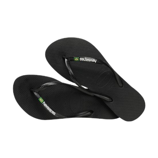 Imagem de Sandália havaianas feminina slim brasil preto 39/40