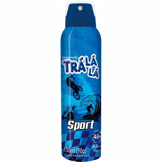 Imagem de Desodorante aerosol infantil trá lá lá kids sport 150ml