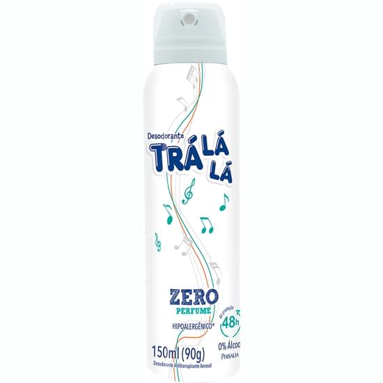 Imagem de Desodorante aerosol infantil trá lá lá kids zero perfume 150ml