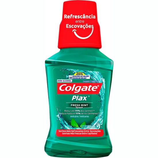 Imagem de Enxaguante bucal colgate plax fresh mint 180ml