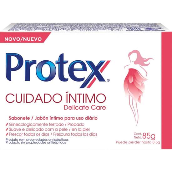 Imagem de Sabonete íntimo barra protex cuidado íntimo delicate care 85g