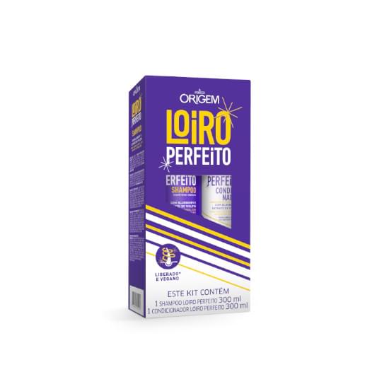 Imagem de Kit origem loiro perfeito shampoo e condiconador 300ml