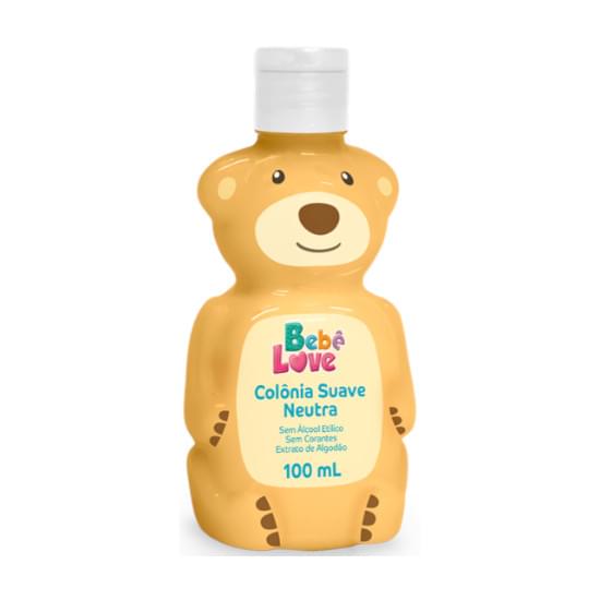 Imagem de Colônia infantil bebê love suave urso 100ml